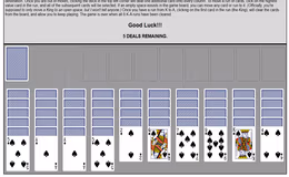 Imagini cu gameplay SPIDER SOLITAIRE BY AIDAN BELL 2