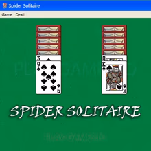 играть Spider Solitaire with Windows Theme