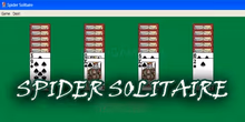 spielen Spider Solitaire with Windows Theme
