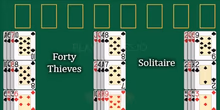 遊ぶ Forty-Thieves Solitaire