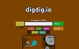 Imagini cu gameplay Digdig.io 2