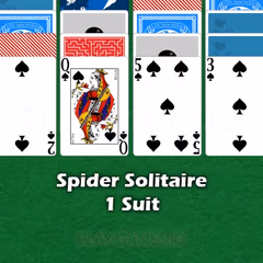 SPIDER SOLITAIRE ONE SUIT