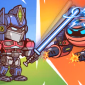 играть Hero Tower Merge Puzzle Wars