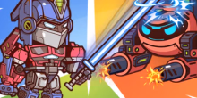 играть Hero Tower Merge Puzzle Wars
