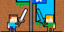 play Friends Battle Swords Drawn