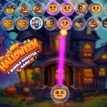 играть Halloween Bubble Shooting Game