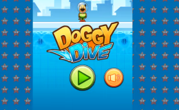 Doggy Diveのゲームプレイ画像 1
